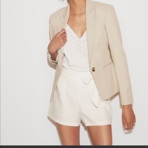 MOVING SALE! OBO!! Express Notch Collar One Button Blazer in Khakhi